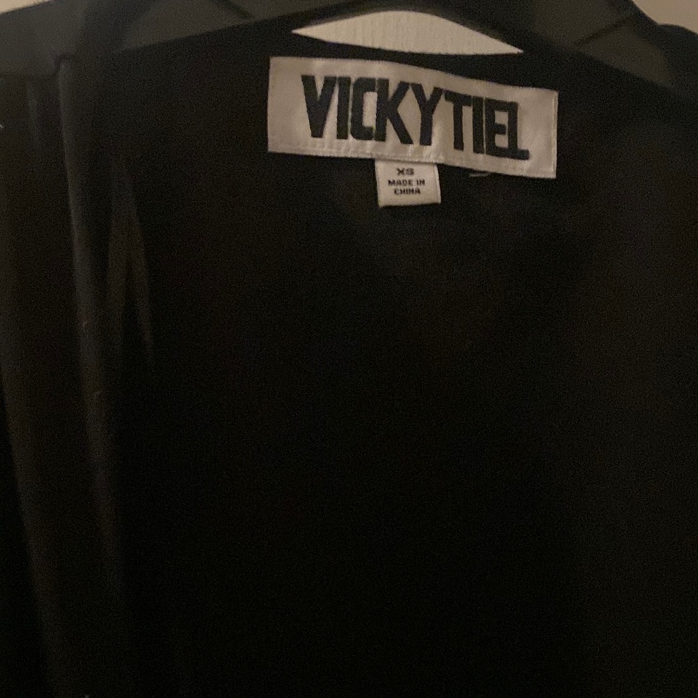 Vicky Tiel black XS wrap dress